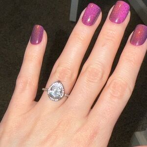 Pandora Silver Teardrop Ring